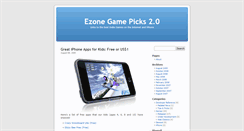 Desktop Screenshot of blog.ezone.com