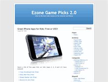 Tablet Screenshot of blog.ezone.com