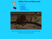 Tablet Screenshot of ezone.com